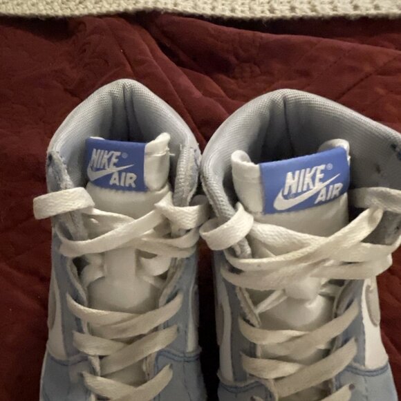 Size 5.5 VY Air Jordan‎ 555088-402  1 Retro OG High Hyper Royal Youth Suede Jump - Picture 14 of 16